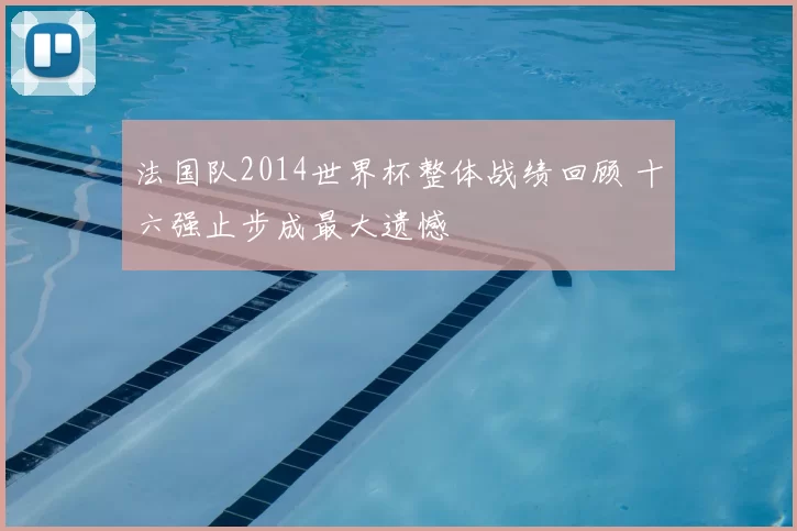 法国队2014世界杯整体战绩回顾 十六强止步成最大遗憾