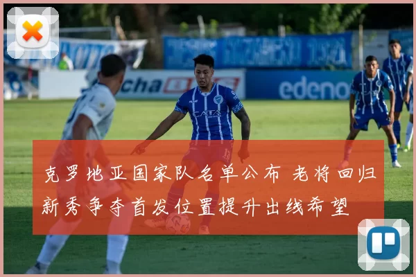 克罗地亚国家队名单公布 老将回归新秀争夺首发位置提升出线希望